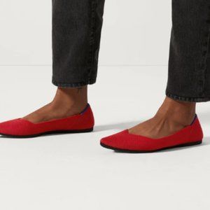 Rothy’s Red Point Flats Size 6
